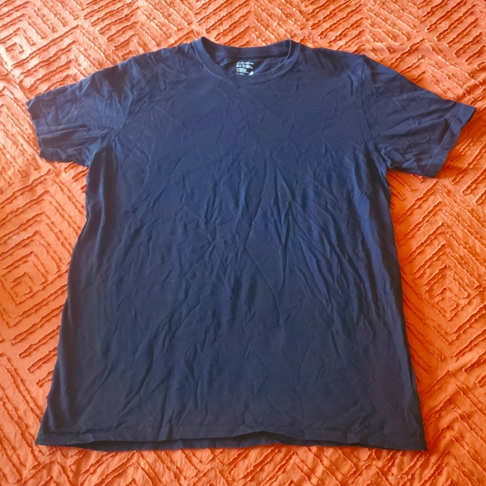 Jockey With Stay New men's crew neck plain t-shirt size XLT.  Black.